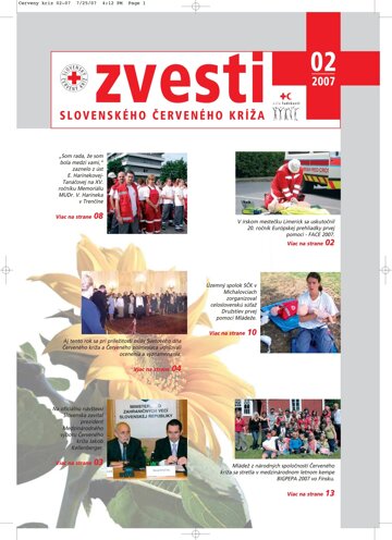 Obálka e-magazínu Zvesti 2/2007