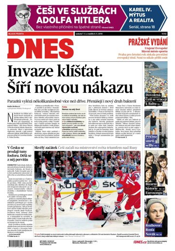 Obálka e-magazínu MF Dnes 7.5.2016