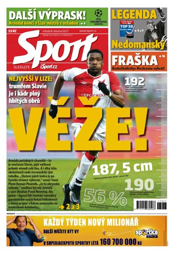 Obálka e-magazínu Sport 8.3.2017
