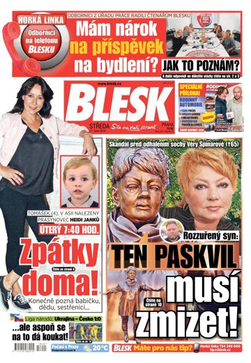 Obálka e-magazínu Blesk 17.10.2018