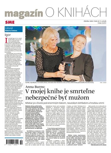 Obálka e-magazínu SME magazín O KNIHÁCH 2/10/2020