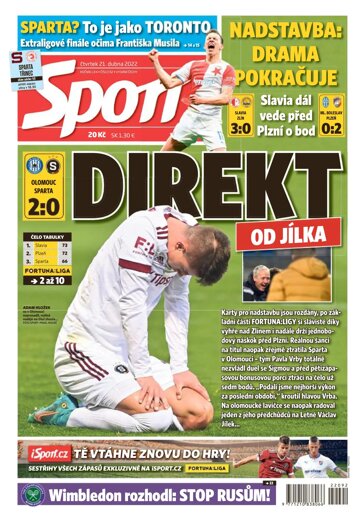 Obálka e-magazínu Sport 21.4.2022