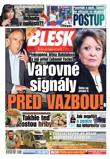 Obálka e-magazínu Blesk 24.5.2022