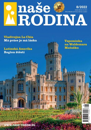 Obálka e-magazínu Naše rodina 8/2022