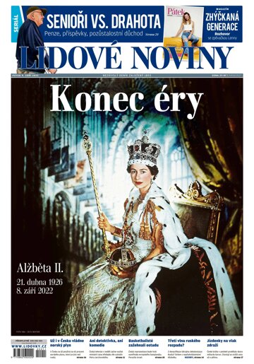 Obálka e-magazínu Lidové noviny 9.9.2022