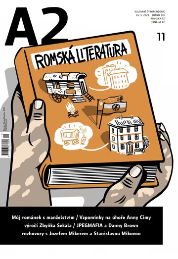 Obálka e-magazínu A2 - Romská litaratura - 11/2023