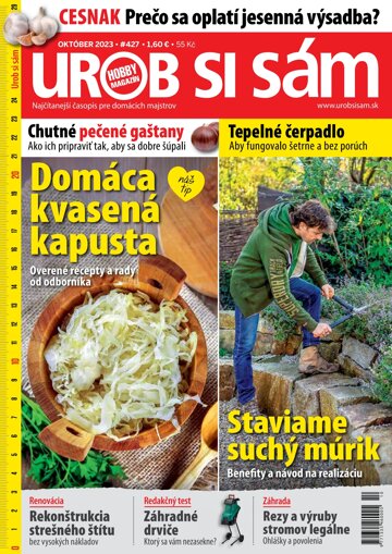 Obálka e-magazínu Urob si sám 10/2023