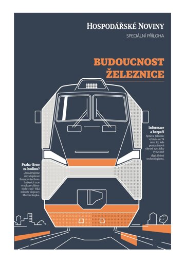 Obálka e-magazínu Hospodářské noviny - příloha 202 - 19.10.2023 Budoucnost železnice
