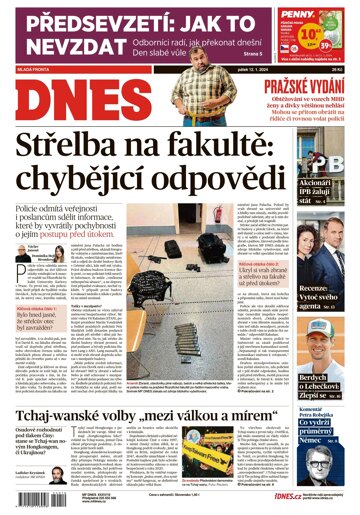 Obálka e-magazínu MF Dnes 12.1.2024