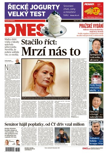 Obálka e-magazínu MF Dnes 15.4.2025
