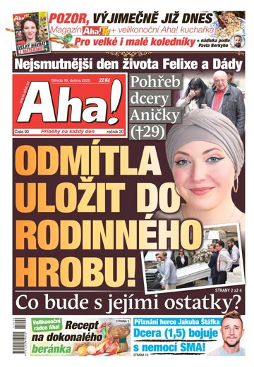 Obálka e-magazínu AHA! 16.4.2025