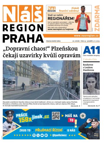 Obálka e-magazínu Náš Region - Praha 23/2025