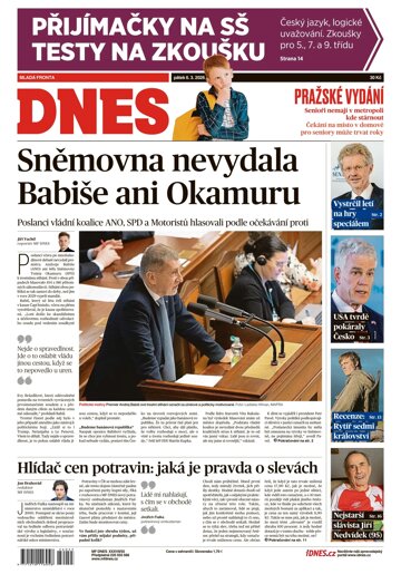 Obálka e-magazínu MF Dnes 6.3.2026