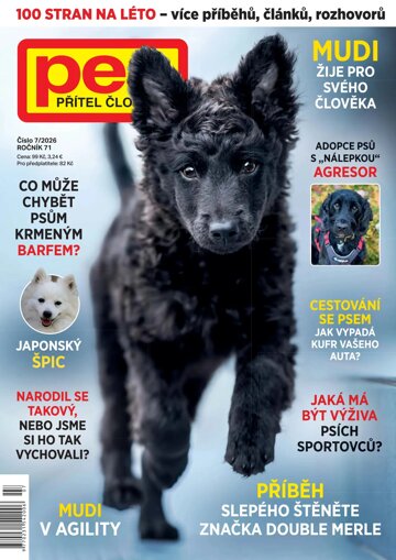 Obálka e-magazínu Pes přítel člověk 7/2026
