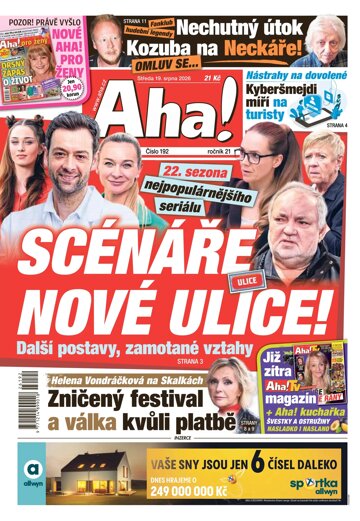 Obálka e-magazínu AHA! 19.8.2026