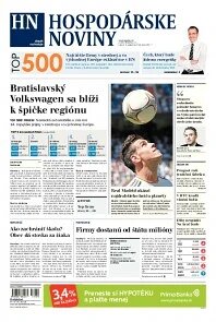 Obálka e-magazínu Hospodárske noviny 03.09.2013