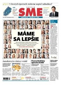 Obálka e-magazínu SME 25.2.2014