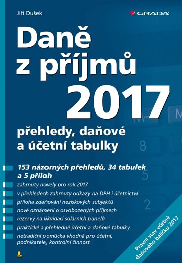 Obálka knihy Daně z příjmů 2017