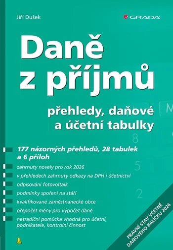 Obálka knihy Daně z příjmů (2026)