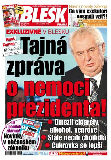 Obálka e-magazínu Blesk 31.1.2015