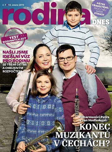 Obálka e-magazínu Magazín RODINA DNES - 13.2.2015
