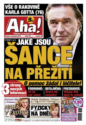 Obálka e-magazínu AHA! 4.11.2015