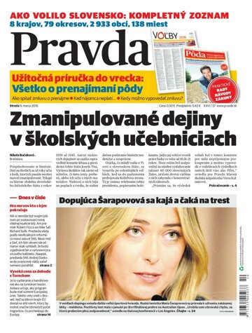 Obálka e-magazínu Pravda 9.3.2016