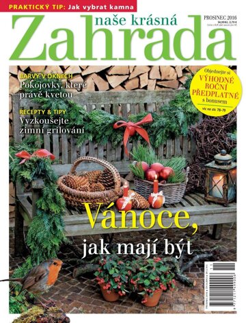 Obálka e-magazínu Naše krásná zahrada 12/2016