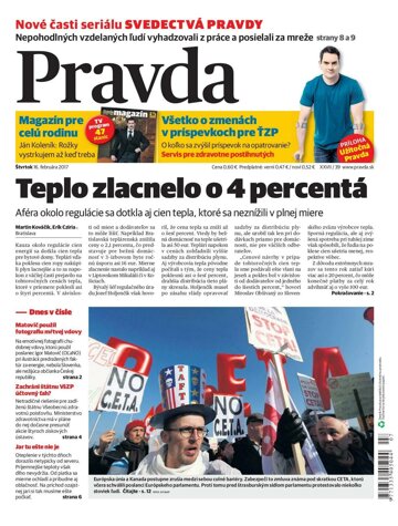 Obálka e-magazínu Pravda 16.2.2017