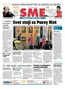 Obálka e-magazínu SME 17.8.2012