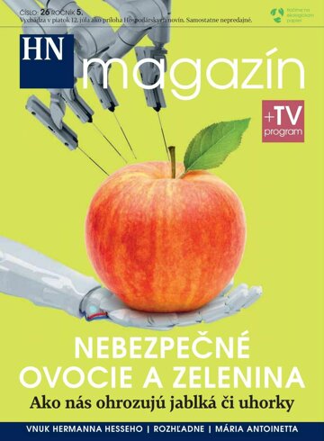 Obálka e-magazínu Prílohy HN magazín číslo: 26 ročník 5.