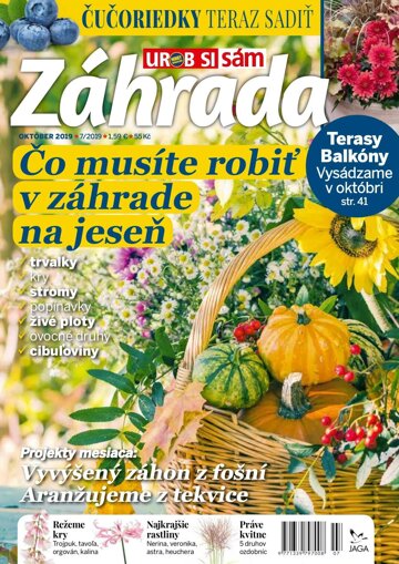 Obálka e-magazínu Záhrada 2019 07