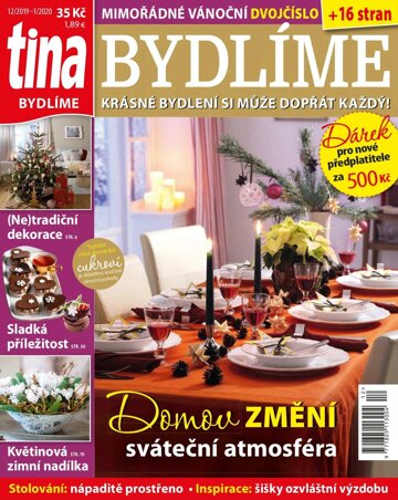 Obálka e-magazínu Tina Bydlíme 12/2019 - 1/2020