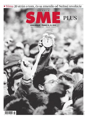 Obálka e-magazínu SME 15.11.2019