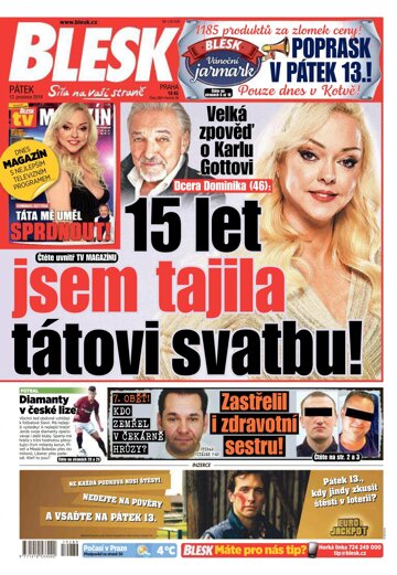 Obálka e-magazínu Blesk 13.12.2019