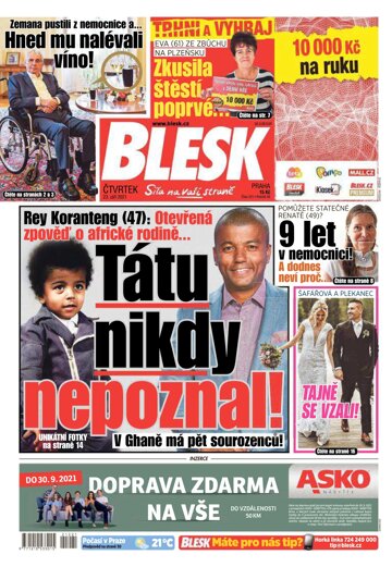 Obálka e-magazínu Blesk 23.9.2021