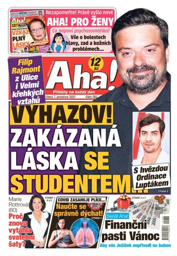 Obálka e-magazínu AHA! 7.12.2021