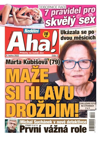 Obálka e-magazínu Nedělní AHA! 9.1.2022