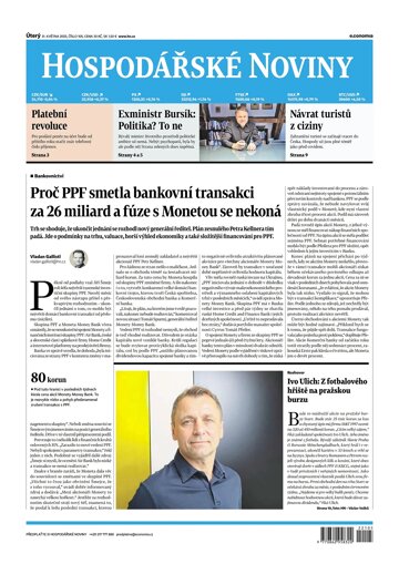 Obálka e-magazínu Hospodářské noviny 105 - 31.5.2022