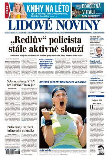 Obálka e-magazínu Lidové noviny 25.6.2022