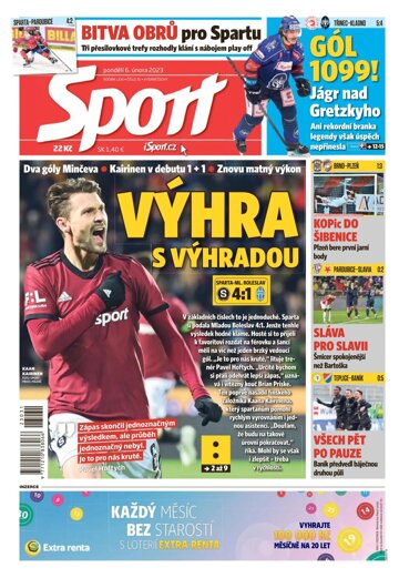 Obálka e-magazínu Sport 6.2.2023