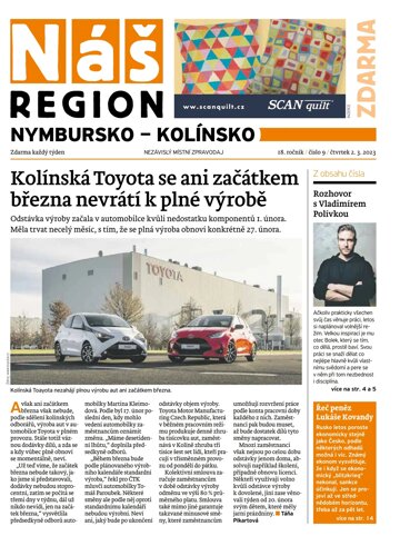 Obálka e-magazínu Náš Region - Nymbursko/Kolínsko 9/2023