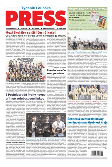 Obálka e-magazínu Lounský press 15/24
