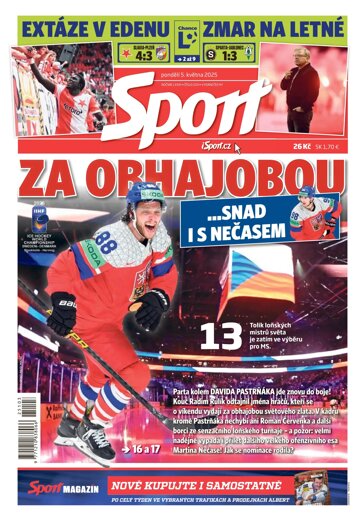 Obálka e-magazínu Sport 5.5.2025