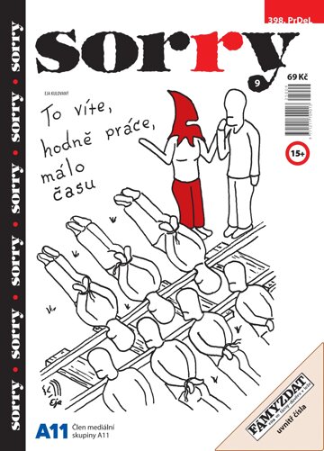 Obálka e-magazínu Sorry 9/2025