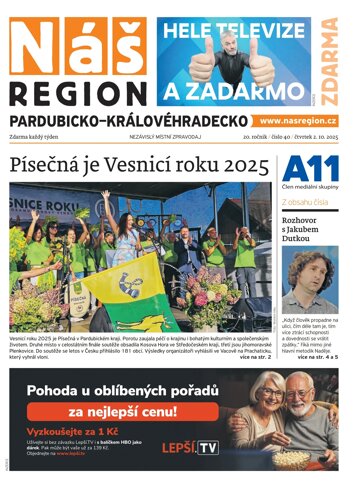 Obálka e-magazínu Náš Region - Pardubicko/Královéhradecko 40/2025