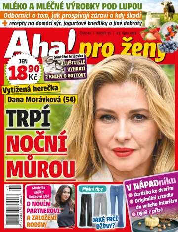 Obálka e-magazínu AHA! pro ženy 43/2025