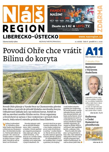 Obálka e-magazínu Náš Region - Liberecko 8/2026
