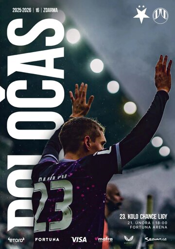 Obálka e-magazínu Poločas 26/2025č.16 Slavia - Liberec