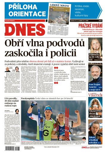 Obálka e-magazínu MF Dnes 14.3.2026